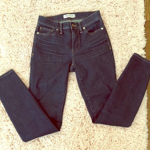 High rise crop skinny jean